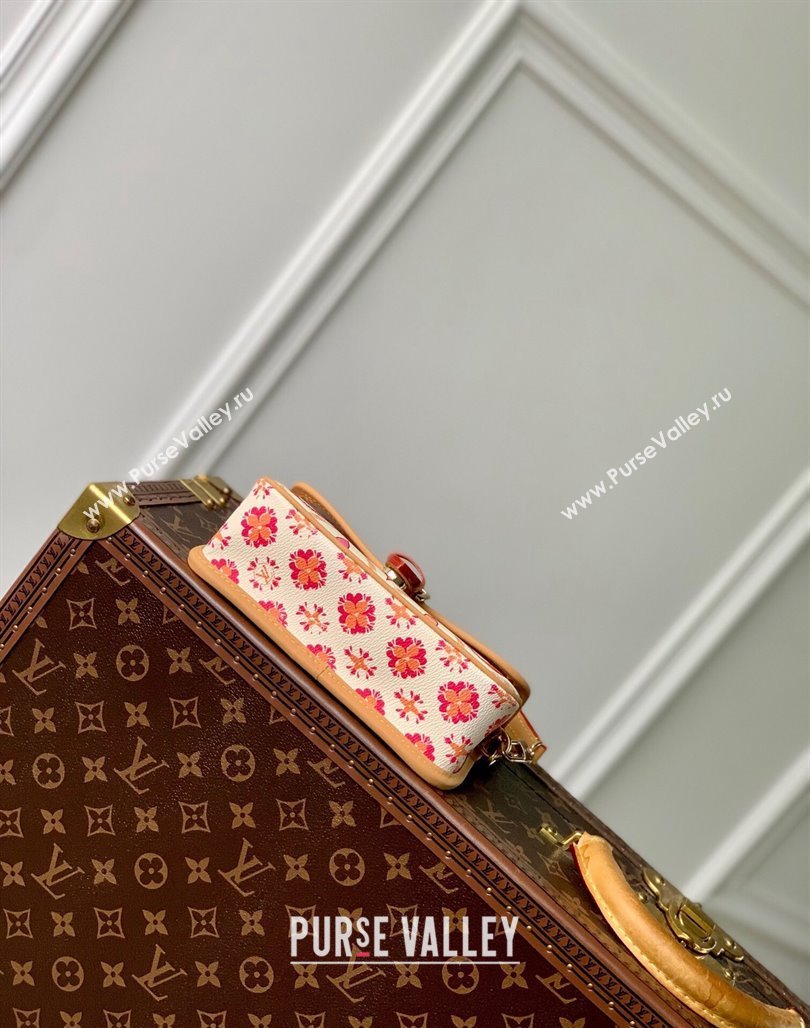 Louis Vuitton Nano Diane Mini bag in Monogram Tiles Canvas M83621 Coral Pink 2024 (KI-240625081)