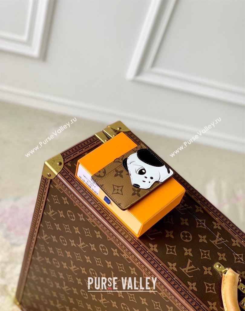 Louis Vuitton Card Holder Wallet in Monogram Canvas with Gog M83691 2024 Animal Objects (KI-240625065)