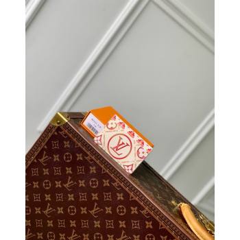 Louis Vuitton Card Holder Wallet in Monogram Tiles Canvas M83625 Coral Pink 2024 (KI-240625087)