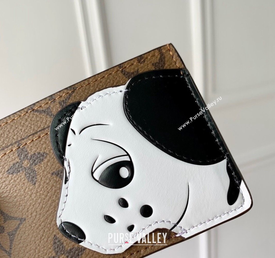 Louis Vuitton Card Holder Wallet in Monogram Canvas with Gog M83691 2024 Animal Objects (KI-240625065)