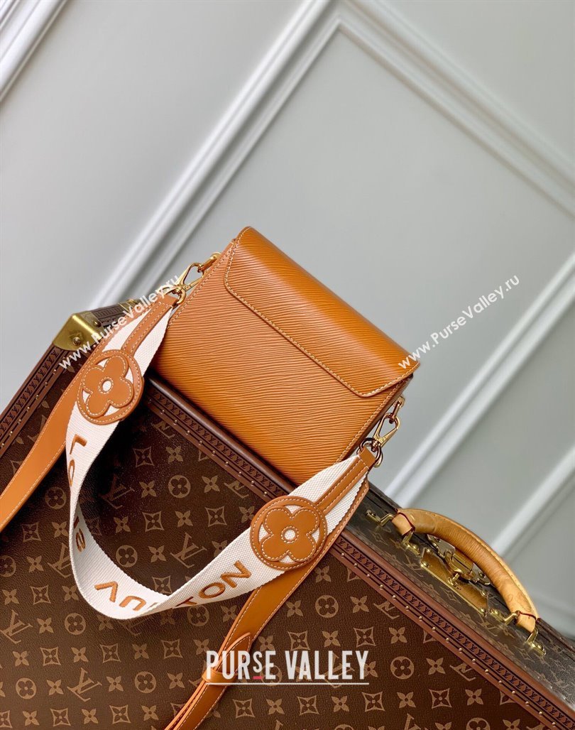 Louis Vuitton Twist PM Bag in Epi Leather with Monogram Flower Strap M24758 Bown 2024 (KI-240626001)