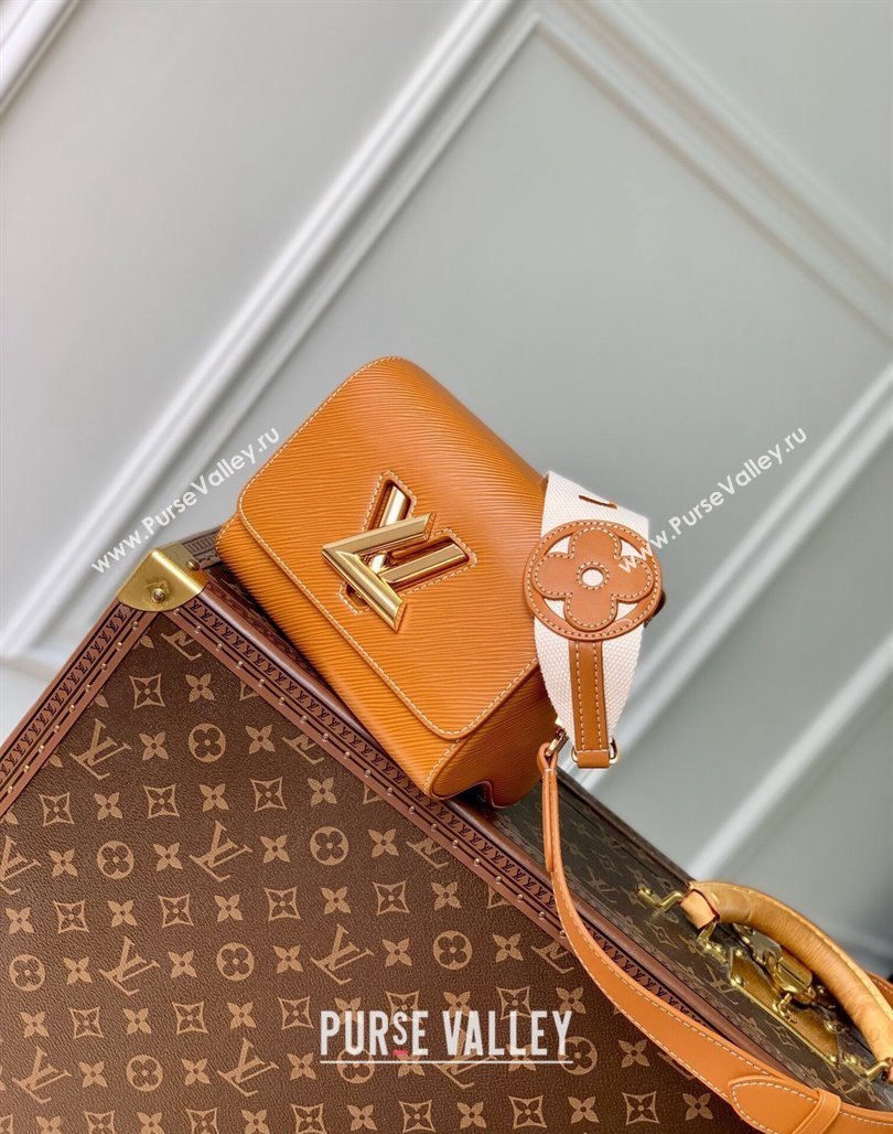 Louis Vuitton Twist PM Bag in Epi Leather with Monogram Flower Strap M24758 Bown 2024 (KI-240626001)