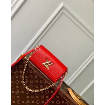 Louis Vuitton Twist West Pochette Mini Bag in Epi Leather M83593 Red 2024 (KI-240626004)