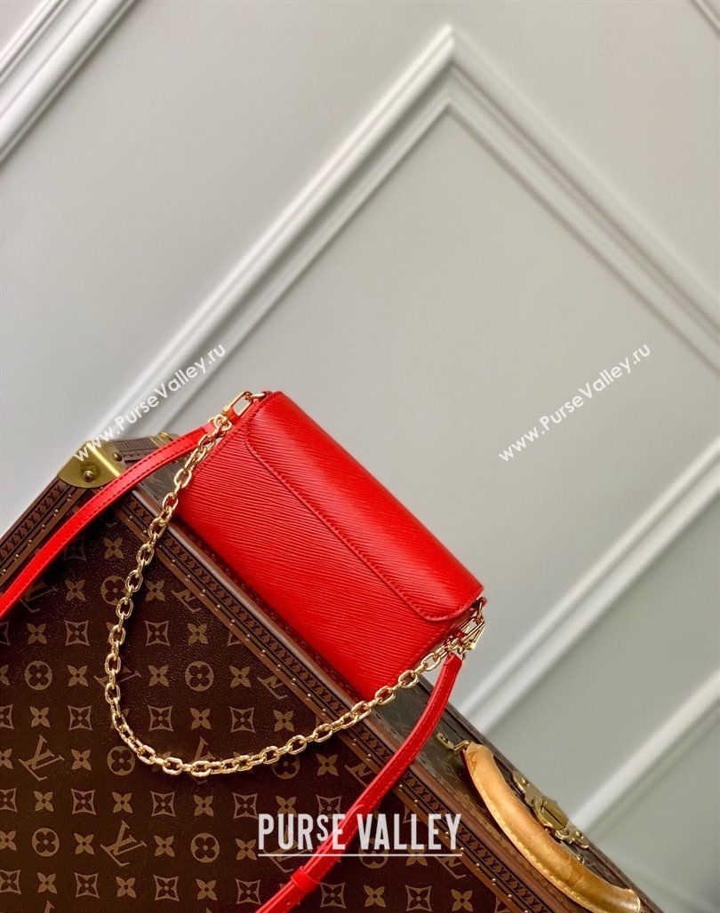 Louis Vuitton Twist West Pochette Mini Bag in Epi Leather M83593 Red 2024 (KI-240626004)