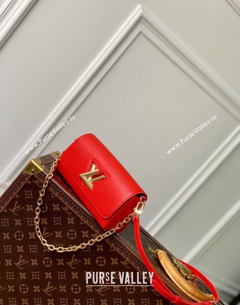 Louis Vuitton Twist West Pochette Mini Bag in Epi Leather M83593 Red 2024 (KI-240626004)