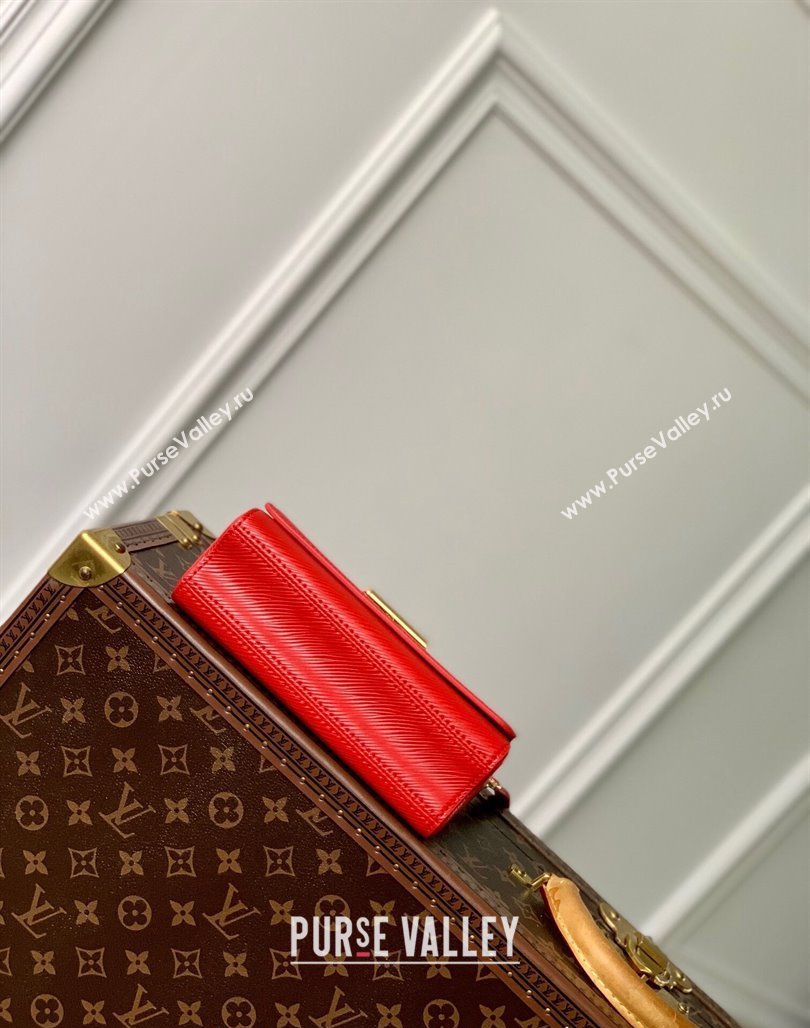 Louis Vuitton Twist West Pochette Mini Bag in Epi Leather M83593 Red 2024 (KI-240626004)