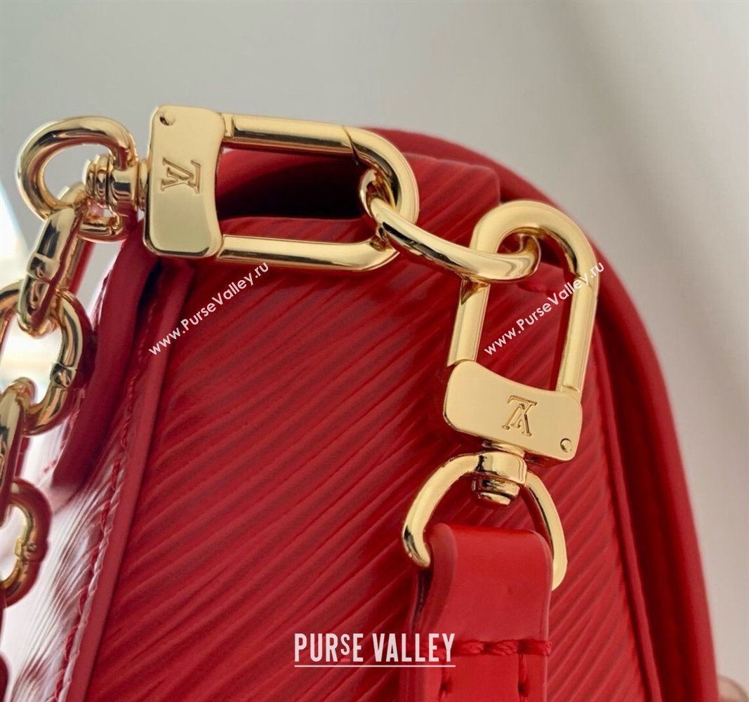 Louis Vuitton Twist West Pochette Mini Bag in Epi Leather M83593 Red 2024 (KI-240626004)