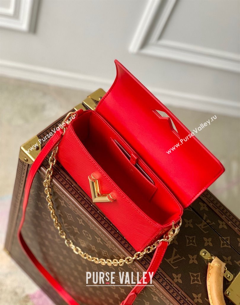 Louis Vuitton Twist West Pochette Mini Bag in Epi Leather M83593 Red 2024 (KI-240626004)