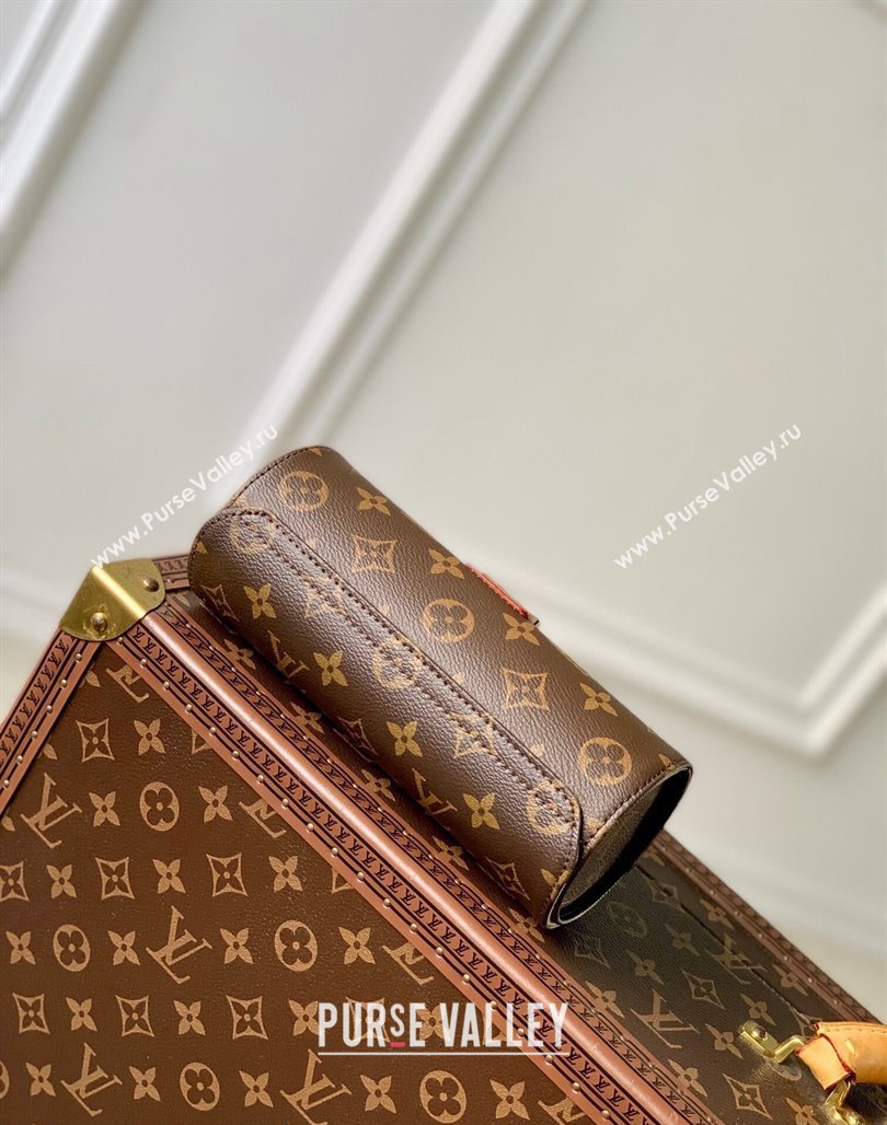 Louis Vuitton Etui Bijoux Jewelry Case in Brown Monogram Canvas M10145 2024 (KI-240626045)