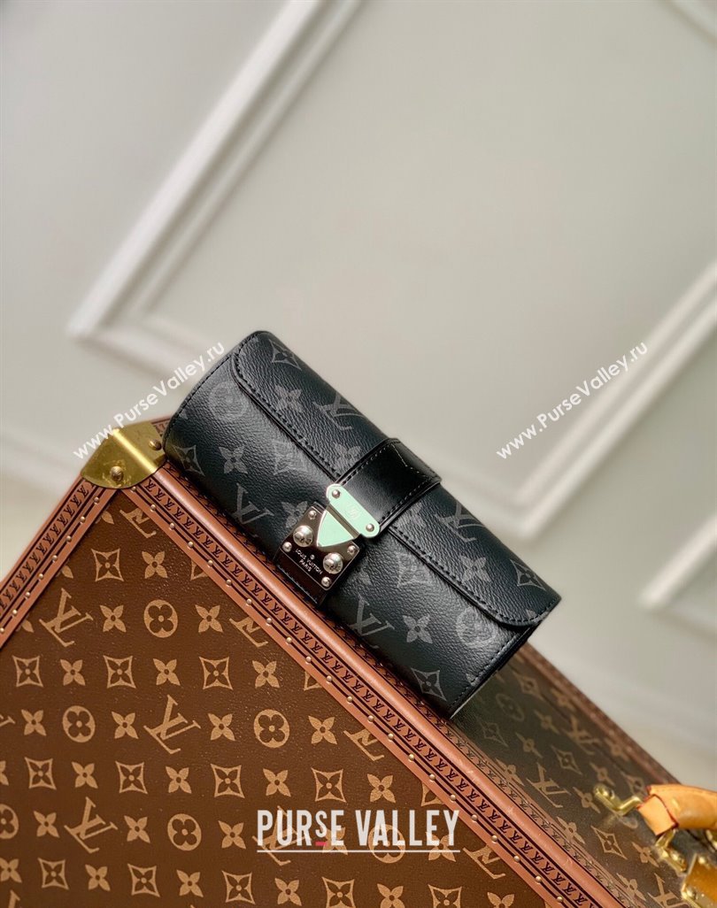 Louis Vuitton Etui Bijoux Jewelry Case in Black Monogram Eclipse Canvas M10145 2024 (KI-240626046)