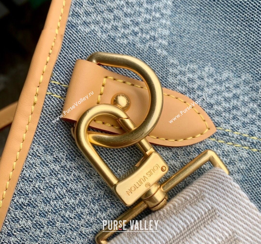 Louis Vuitton Weekend Tote bag in Damier Denim 3D Canvas 2024 N40702 (KI-240626048)