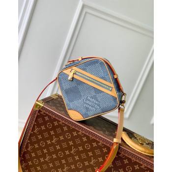 Louis Vuitton Chess Messenger Crossbody bag in Damier Denim 3D Canvas N40706 2024 (KI-240626049)