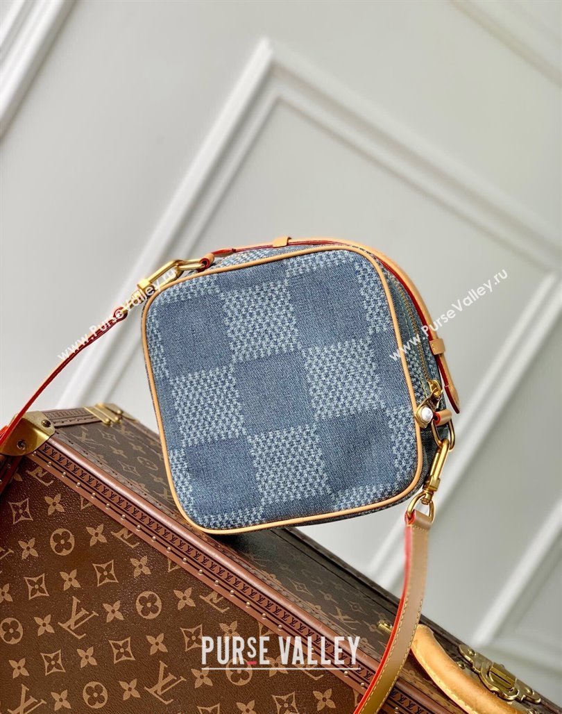 Louis Vuitton Chess Messenger Crossbody bag in Damier Denim 3D Canvas N40706 2024 (KI-240626049)