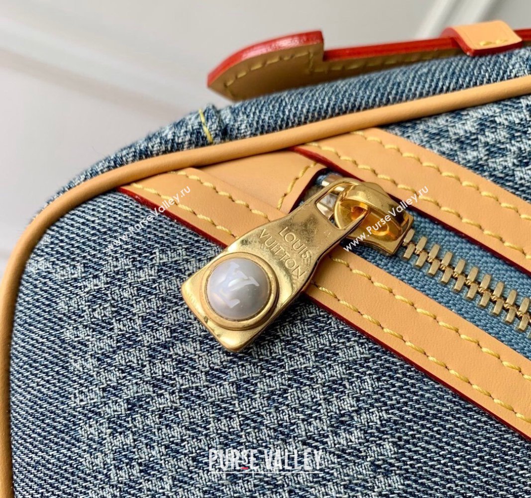 Louis Vuitton Chess Messenger Crossbody bag in Damier Denim 3D Canvas N40706 2024 (KI-240626049)