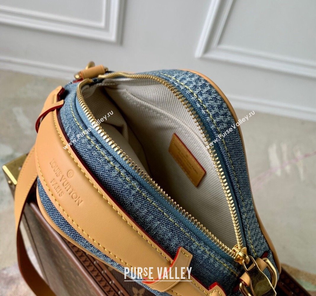 Louis Vuitton Chess Messenger Crossbody bag in Damier Denim 3D Canvas N40706 2024 (KI-240626049)