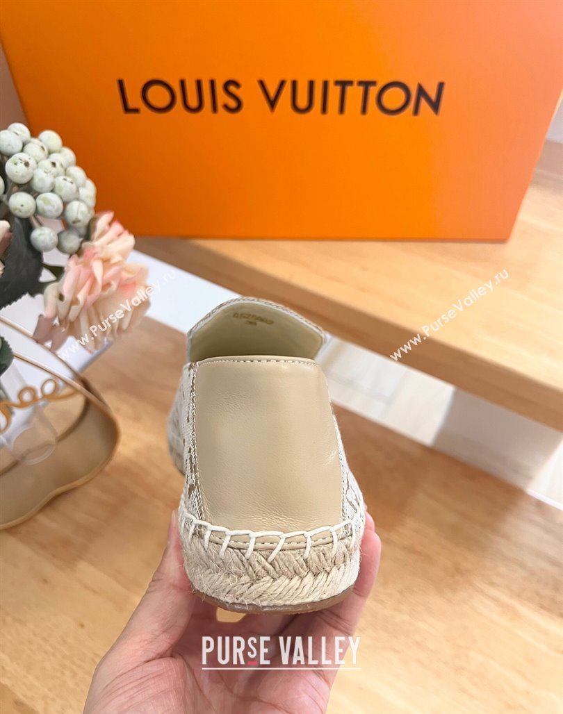 Louis Vuitton Espadrilles Flat i Monogram Denim Beige 2024 0703 (HB-240703106)