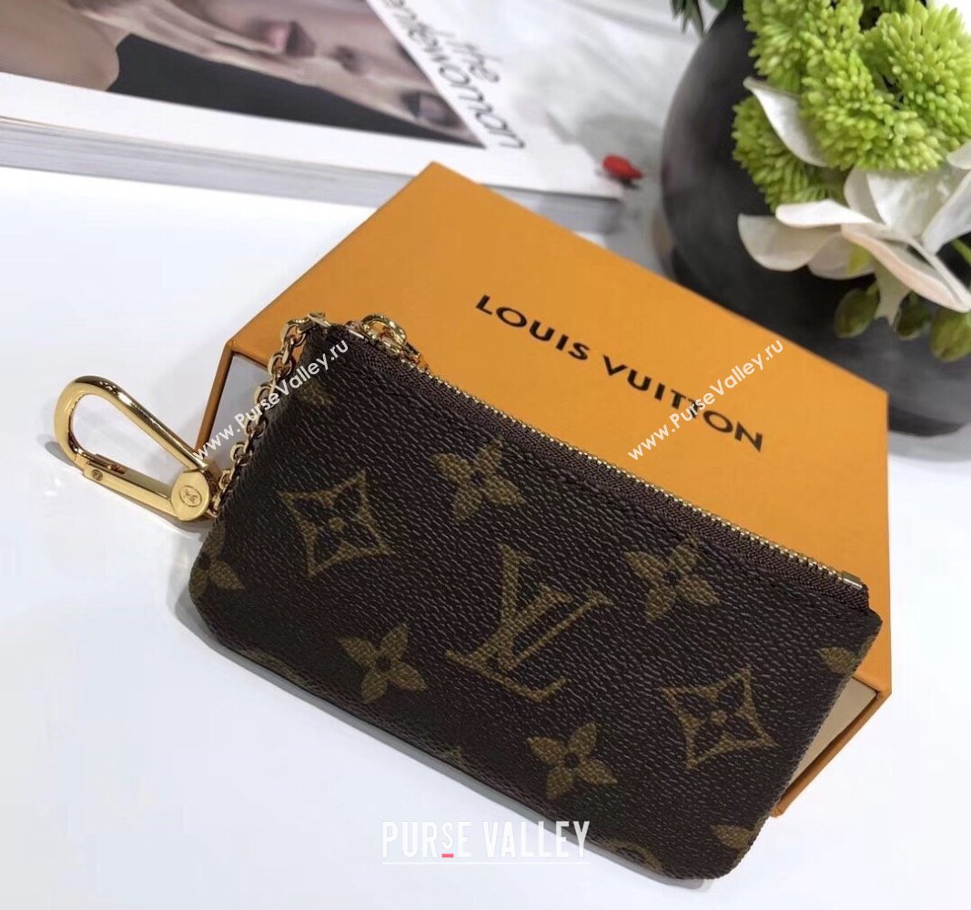 Louis Vuitton Key Pouch Monogram Canvas M62650 2024 (KI-240717010)