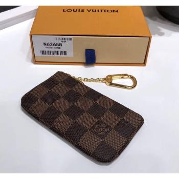 Louis Vuitton Key Pouch Damier Ebene Canvas N62658 2024 (KI-240717012)