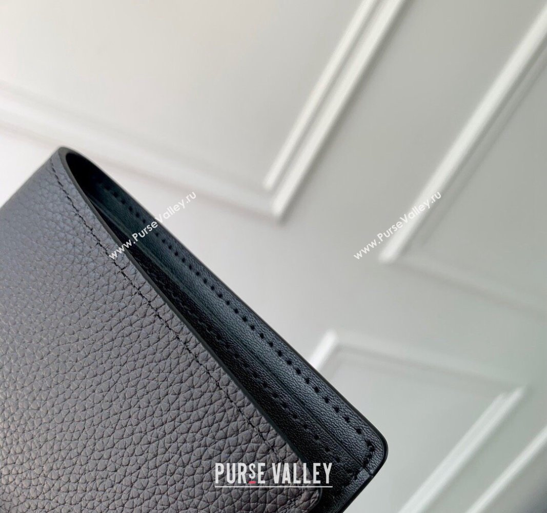 Louis Vuitton Slender Wallet in Black Grained Leather M83128 2024 (KI-240717014)