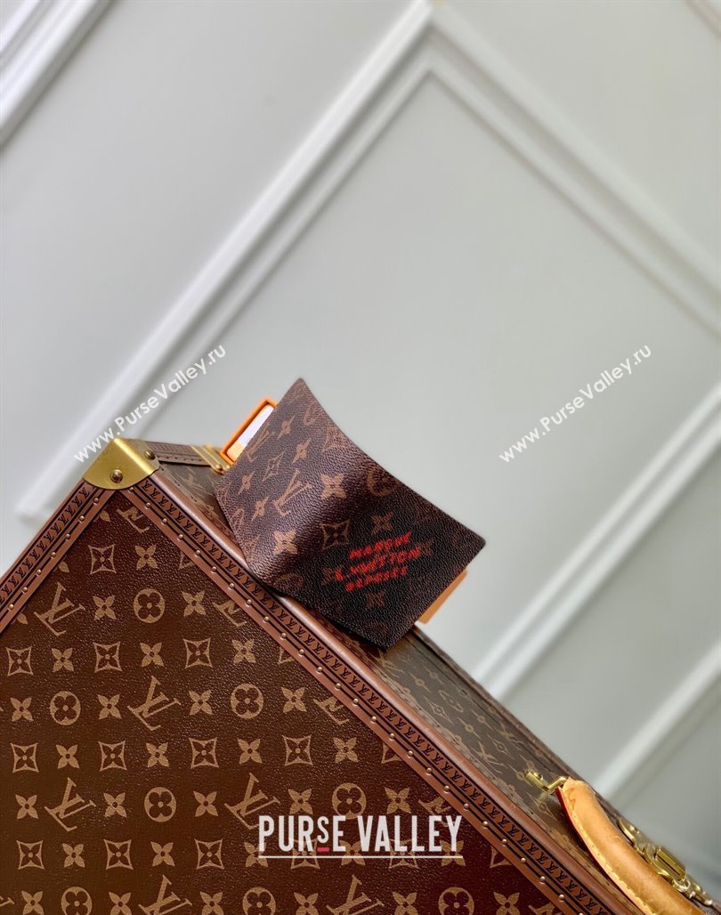 Louis Vuitton Multiple Wallet in Monogram Dust Canvas with Red Signature M11716 2024 (KI-240717017)