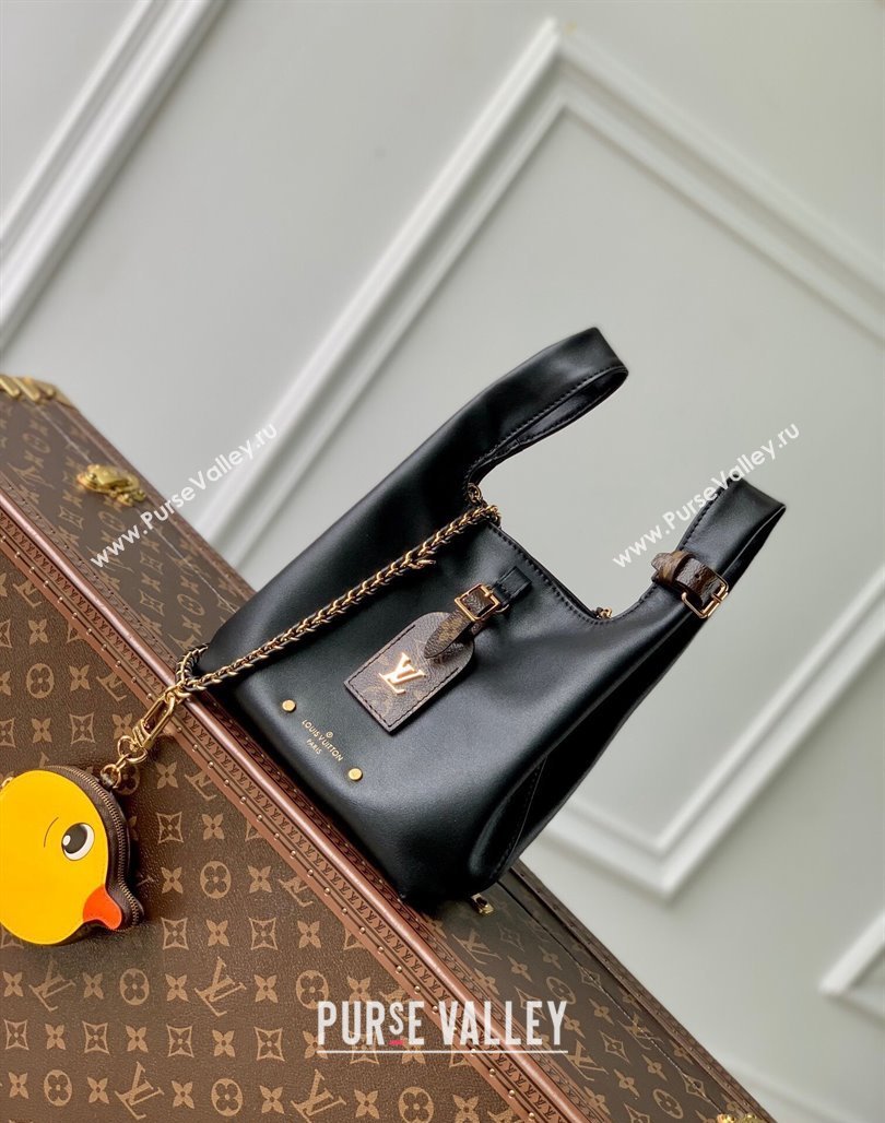 Louis Vuitton Atlantis BB Shopping Bag in Nappa lambskin M11387 Black 2024 (KI-240717020)