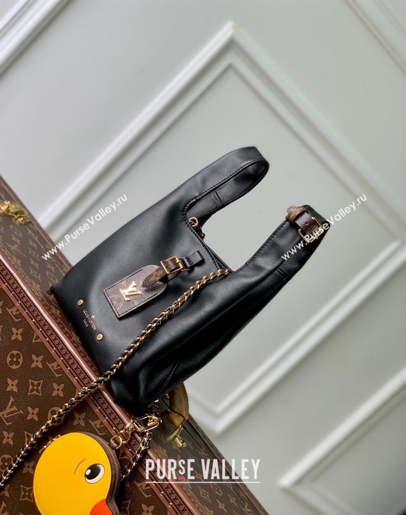 Louis Vuitton Atlantis BB Shopping Bag in Nappa lambskin M11387 Black 2024 (KI-240717020)