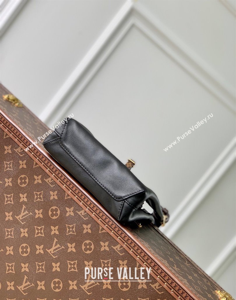 Louis Vuitton Atlantis BB Shopping Bag in Nappa lambskin M11387 Black 2024 (KI-240717020)