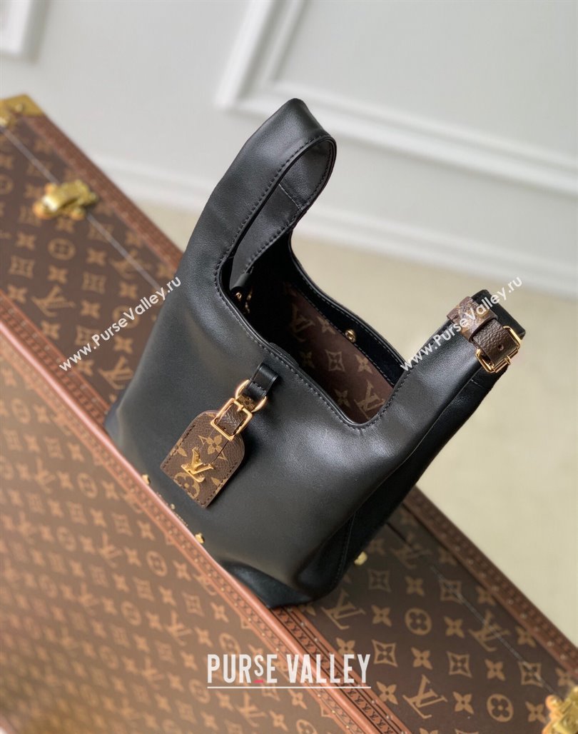 Louis Vuitton Atlantis BB Shopping Bag in Nappa lambskin M11387 Black 2024 (KI-240717020)