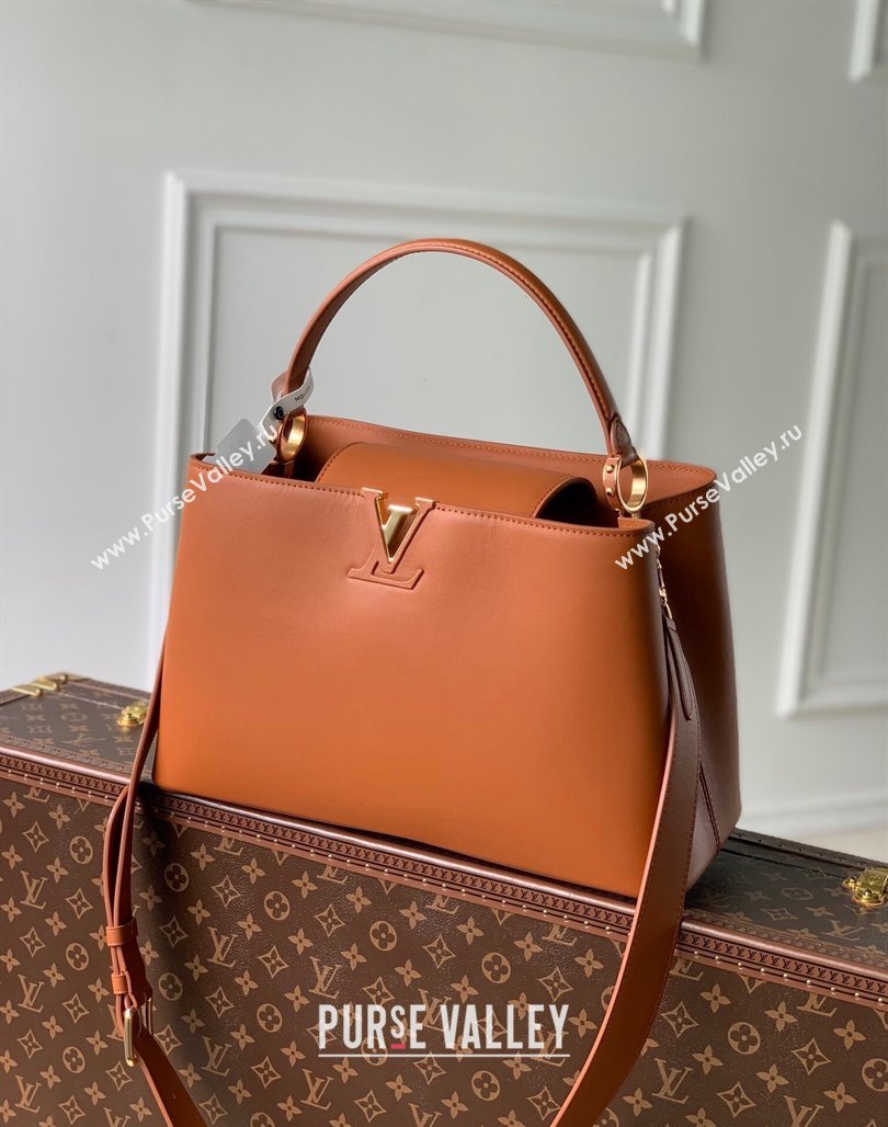 Louis Vuitton Capucines GM Souple Handbag M24620 Brown 2024 (KI-240717022)