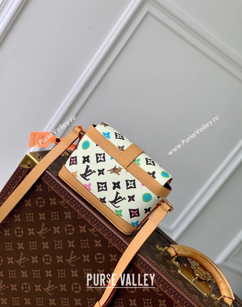 Louis Vuitton Envelope Wearable Wallet Mini Bag in Monogram Craggy Canvas Vanilla White 2024 M83346 (KI-240716055)