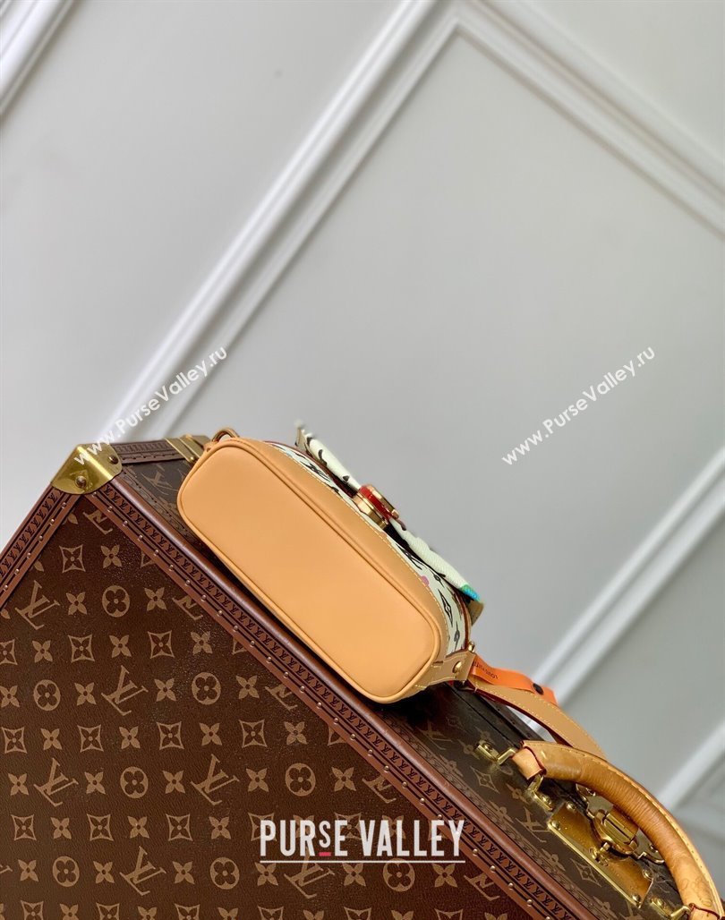 Louis Vuitton Envelope Wearable Wallet Mini Bag in Monogram Craggy Canvas Vanilla White 2024 M83346 (KI-240716055)