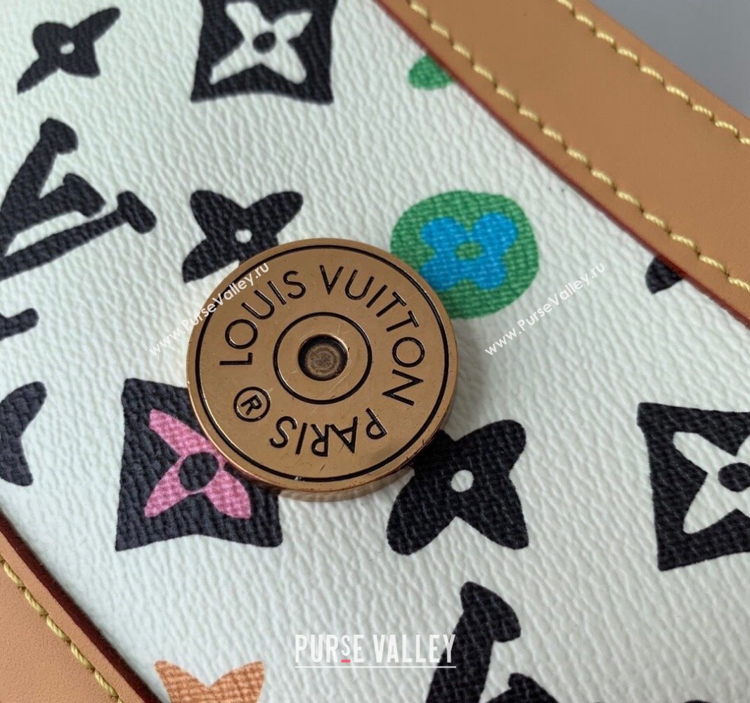 Louis Vuitton Envelope Wearable Wallet Mini Bag in Monogram Craggy Canvas Vanilla White 2024 M83346 (KI-240716055)