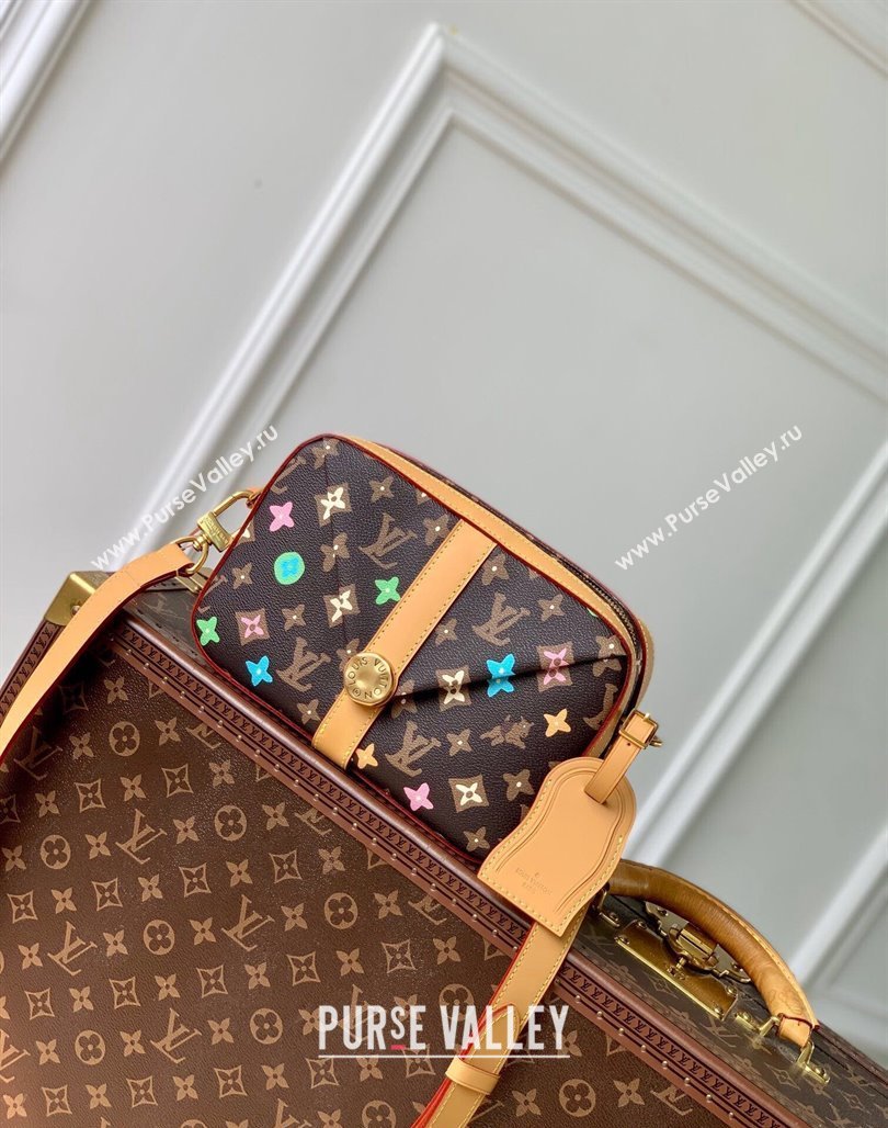 Louis Vuitton Envelope Wearable Wallet Mini Bag in Monogram Craggy Canvas Chocolate Brown 2024 M83346 (KI-240716056)