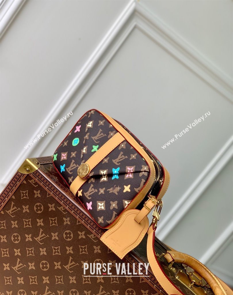 Louis Vuitton Envelope Wearable Wallet Mini Bag in Monogram Craggy Canvas Chocolate Brown 2024 M83346 (KI-240716056)