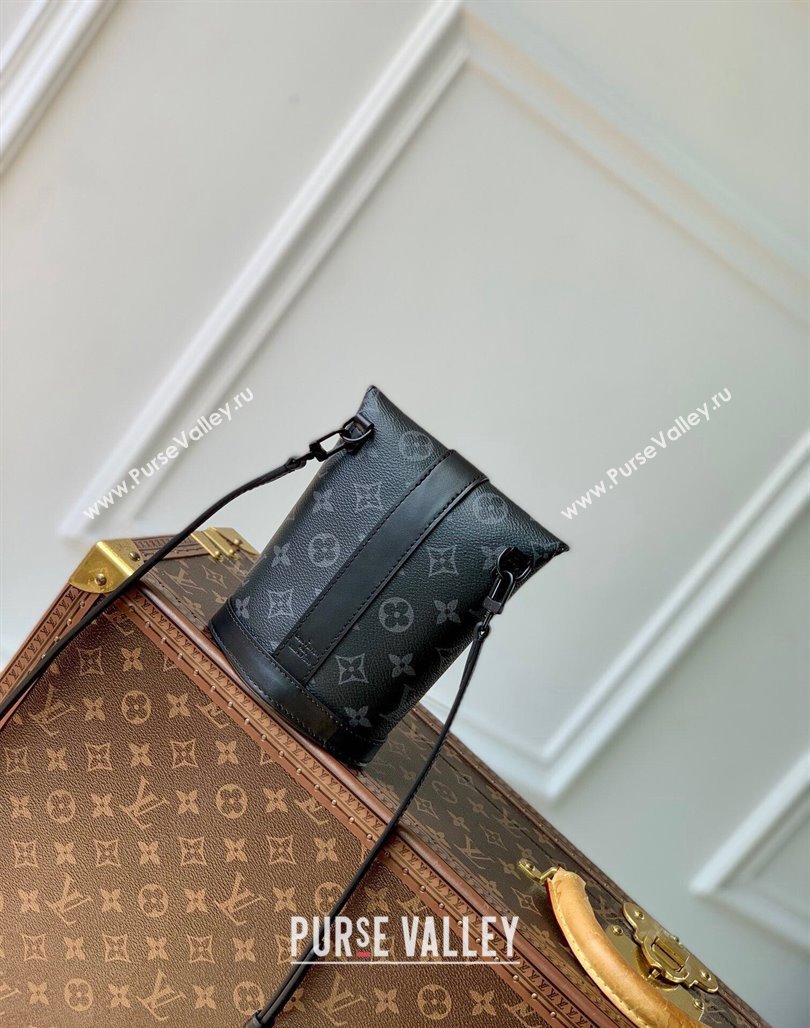 Louis Vuitton Envelope Pouch Mini Bag in Black Monogram Eclipse Canvas M11613 2024 (KI-240716082)