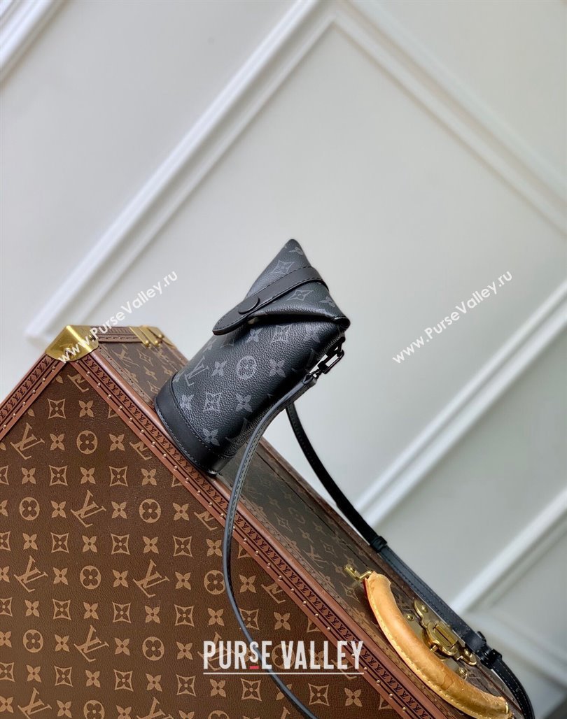 Louis Vuitton Envelope Pouch Mini Bag in Black Monogram Eclipse Canvas M11613 2024 (KI-240716082)