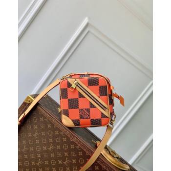 Louis Vuitton Mens Chess Messenger Crossbody bag in Damier Pop Canvas N40548 Orange 2024 (KI-240716085)