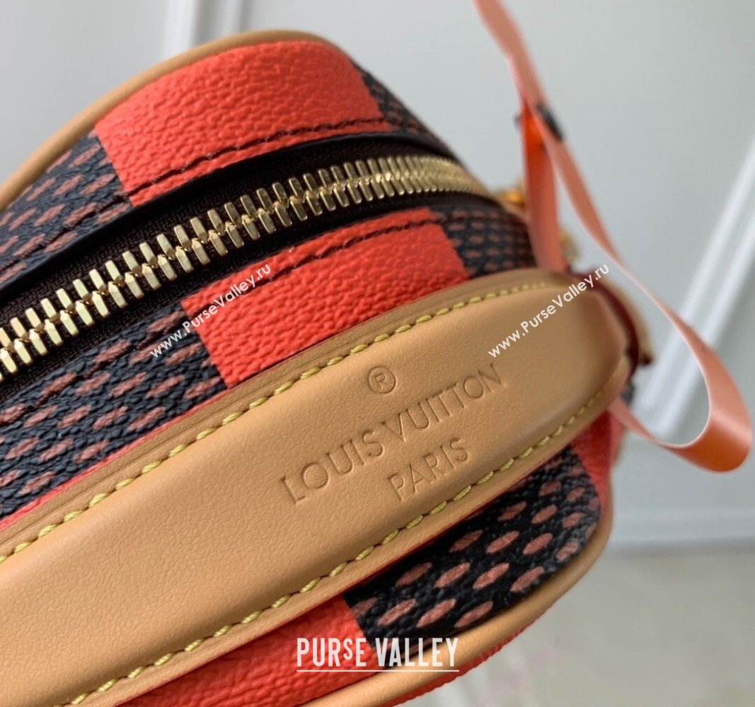 Louis Vuitton Mens Chess Messenger Crossbody bag in Damier Pop Canvas N40548 Orange 2024 (KI-240716085)