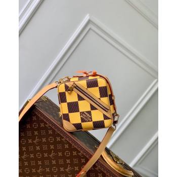 Louis Vuitton Mens Chess Messenger Crossbody bag in Damier Pop Canvas N40562 Yellow 2024 (KI-240716086)