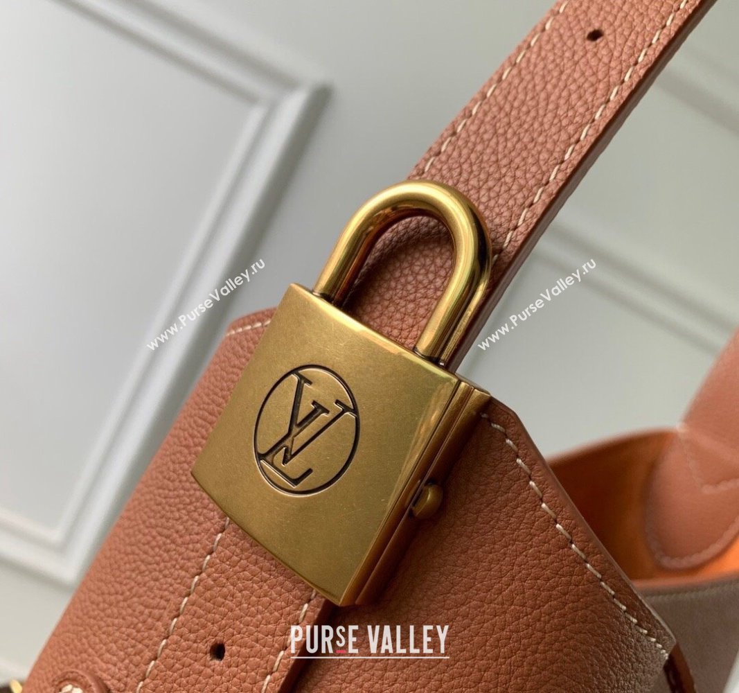 Louis Vuitton Low Key Hobo PM bag in Calfskin M25354 Brown 2024 (KI-240716089)