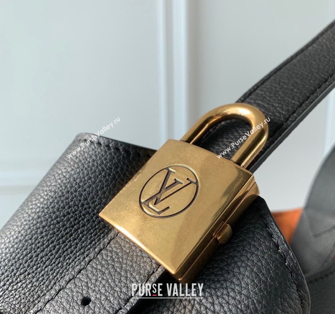 Louis Vuitton Low Key Hobo PM bag in Calfskin M25352 Black 2024 (KI-240716091)