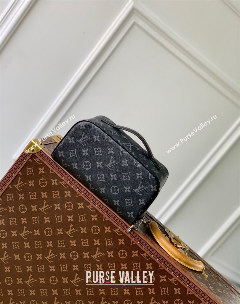 Louis Vuitton Toiletry Bag in Black Monogram Eclipse Canvas 2024 M11508 (KI-240716093)