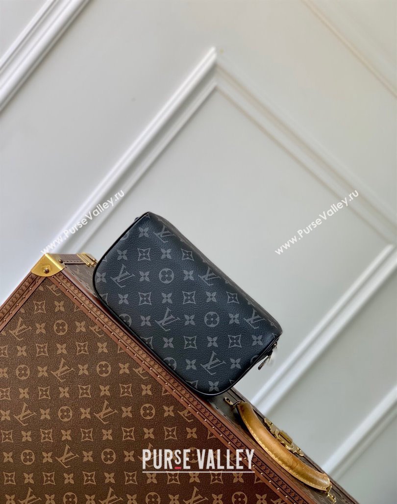 Louis Vuitton Toiletry Bag in Black Monogram Eclipse Canvas 2024 M11508 (KI-240716093)