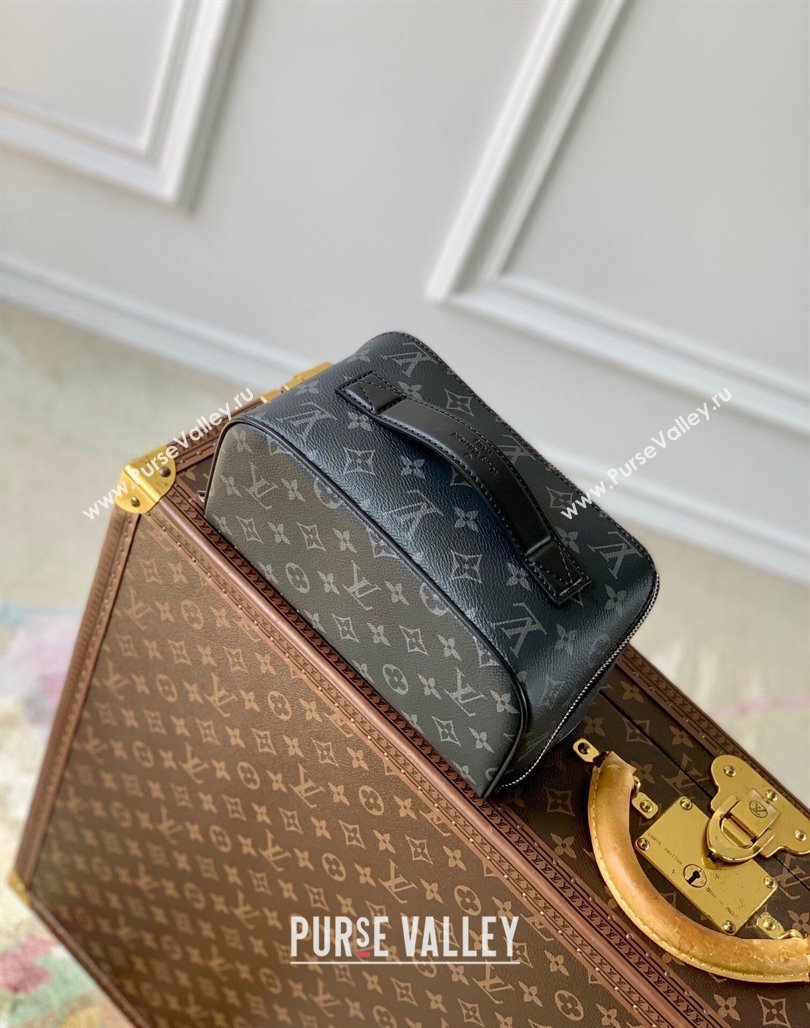 Louis Vuitton Toiletry Bag in Black Monogram Eclipse Canvas 2024 M11508 (KI-240716093)