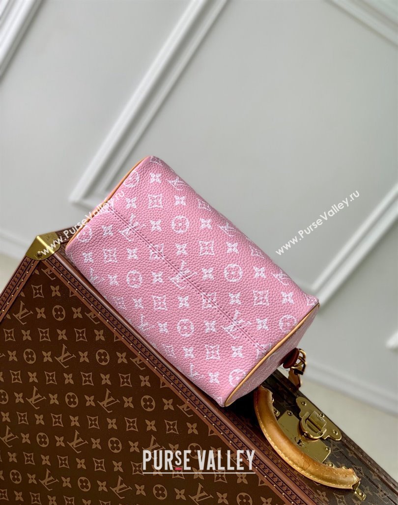 Louis Vuitton Speedy P9 Bandouliere 25 Bag in Soft Calfskin M24423 Light Pink 2024 Runway (KI-240716100)