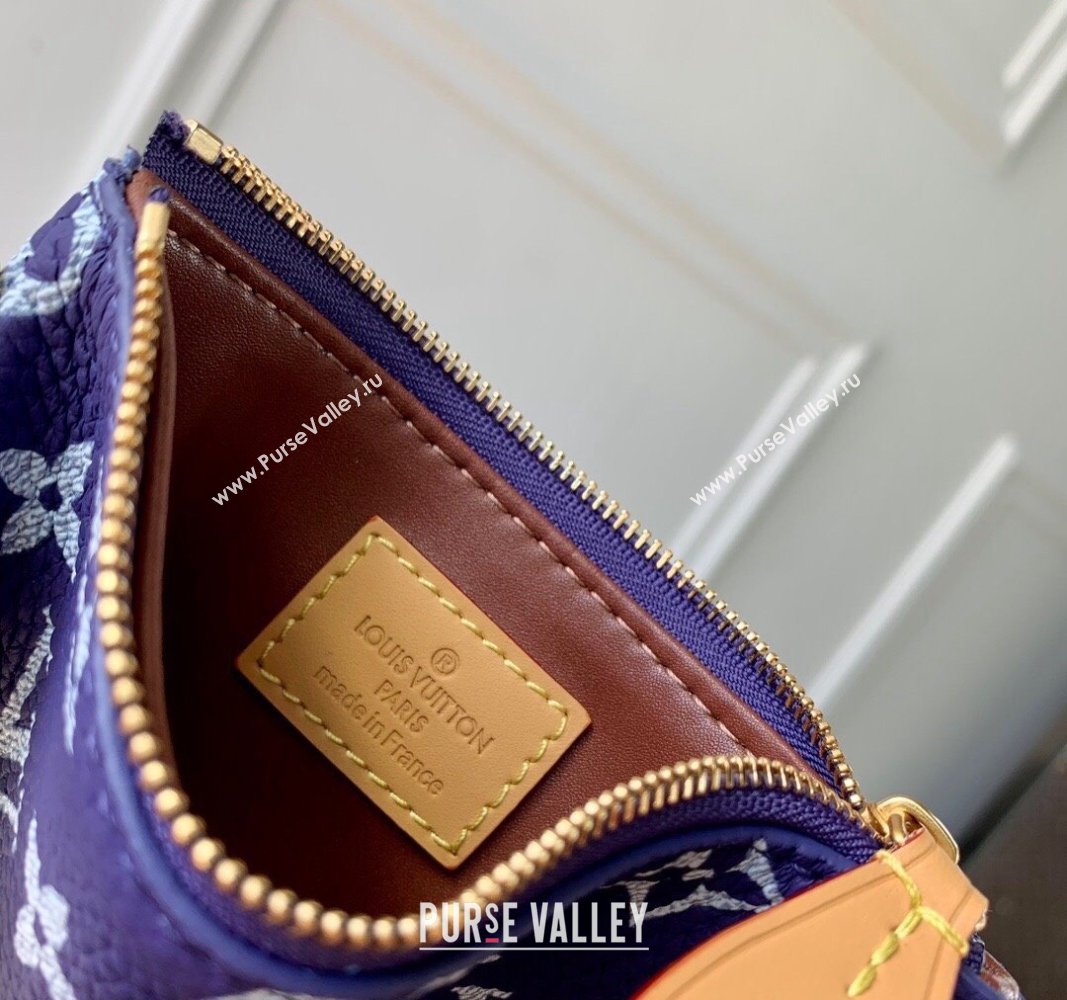 Louis Vuitton Speedy P9 Bandouliere 25 Bag in Soft Calfskin M11562 Dark Purple 2024 Runway (KI-240716101)