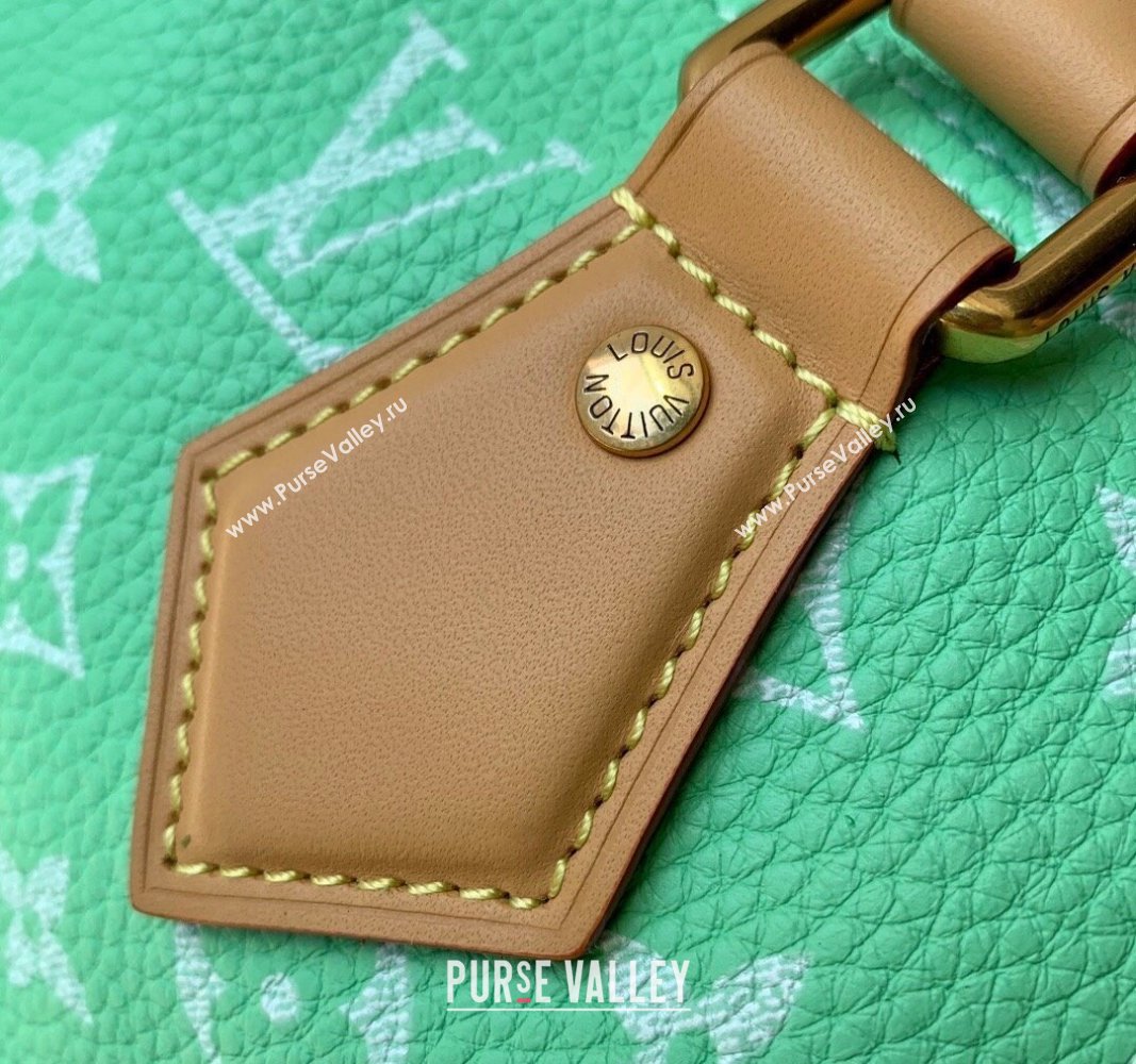 Louis Vuitton Speedy P9 Bandouliere 25 Bag in Soft Calfskin M24423 Light Green 2024 Runway (KI-240716102)