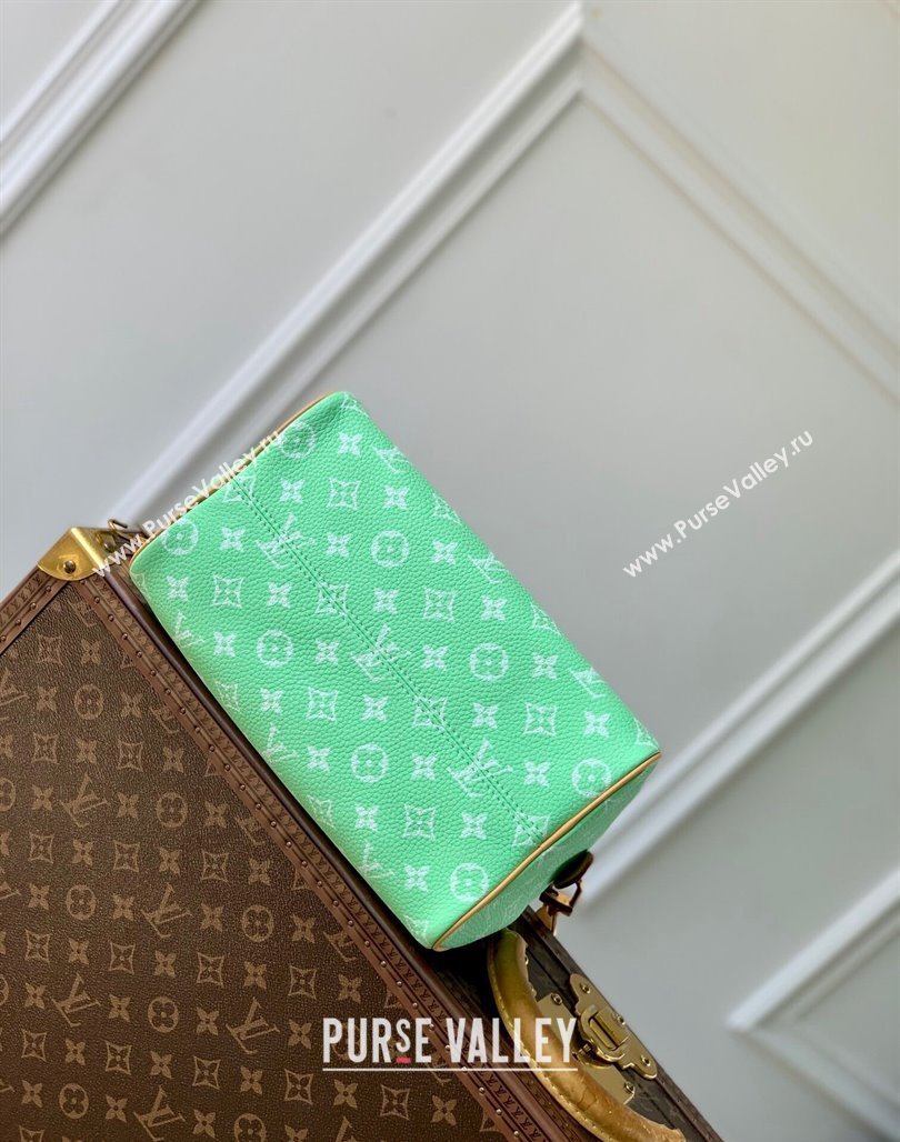 Louis Vuitton Speedy P9 Bandouliere 25 Bag in Soft Calfskin M24423 Light Green 2024 Runway (KI-240716102)