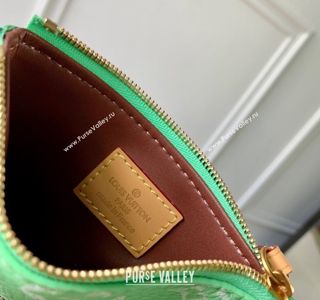 Louis Vuitton Speedy P9 Bandouliere 25 Bag in Soft Calfskin M24423 Light Green 2024 Runway (KI-240716102)