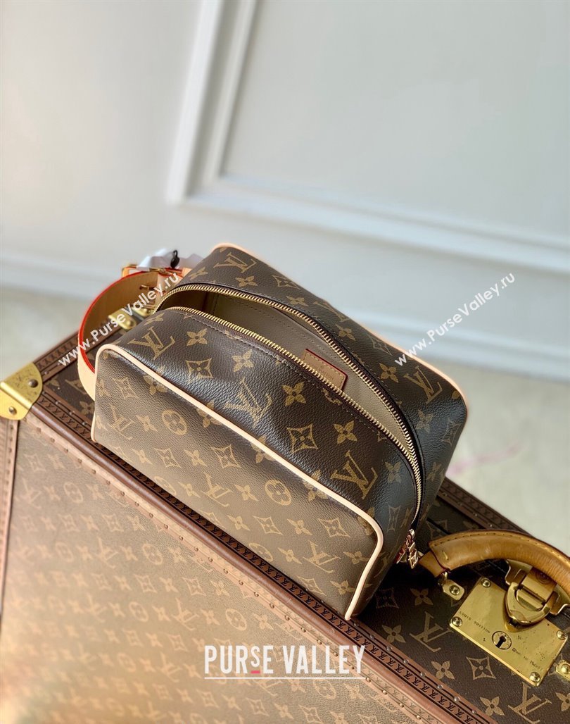 Louis Vuitton Locker Dopp Kit Bag in Monogram Canvas 2024 M83112 (KI-240716061)